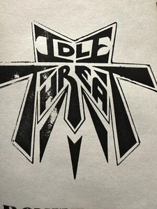 1987 IDLE THREAT BOXXERS REVENGE DEMO HEAVY METAL CASSETTE TAPE LONG ISLAND NY - Foto 1 di 6