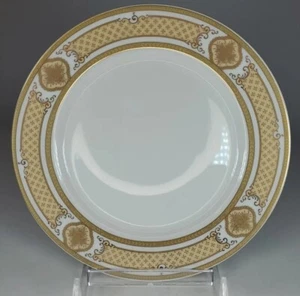 Royal Scotland CHINA 7.5" Salad Plate with Gold Trim Floral Scroll Design - Picture 1 of 5