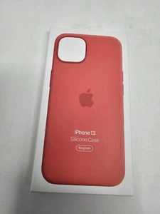 New Genuine Apple iPhone 13 Silicone Case MagSafe - Pink Pomelo MM53ZM/A - Zdjęcie 1 z 1