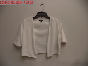 NWT - Small Stain, Ava & Yelly Girl's Ivory Crop Cardigan, Size XL, 810032107130 - Picture 1 of 8