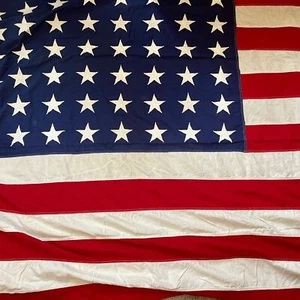 Amerikanische Flagge 48 Sterne 5 x 9,5 Fuß Pace Corporation San Juan Puerto Rico - Bild 1 von 14