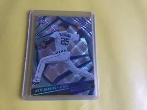 2022 Panini Chronicles - Revolution Matt Manning #7 Cosmic /99 (RC) - Picture 1 of 2