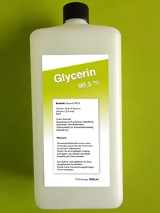 Glicerina glicerina 99,5% - E422 1kg - para desinfección de la OMS - 1000mg - lubricante - Imagen 1 de 2