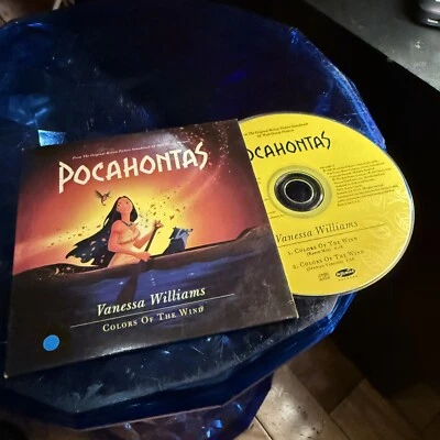 Pocahontas VANESSA WILLIAMS COLORS OF THE WIND SINGLE CD ENGLISH/SPANISH RARE VG Foto 1 de 4