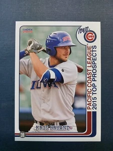 Kris Bryant 2015 Choice Pacific Coast Top Prospects #9 Rookie Rockies Free Ship! - Picture 1 of 2