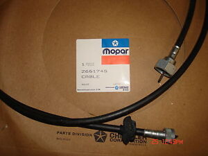 mopar speedo cable 7 ft dodge truck p/n 2661745 d600