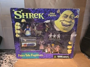 Shrek Fairy Tale Fugitives McFarlane Toys 2001 Action Mini Figures Box Damage - Picture 1 of 14