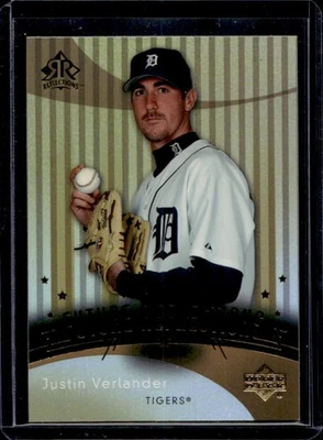 Actualización de cubierta superior Justin Verlander Reflections Rookie RC #241 Tigers 2005 Foto 1 de 2