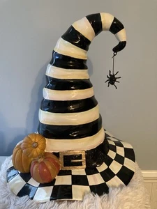 MACKENZIE CHILDS COURTLY STRIPE WITCH’S HAT - Bild 1 von 4