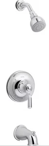 Paquete de molduras de bañera y ducha Kohler Sterling TS27375-4G Ludington cromo pulido - Imagen 1 de 6