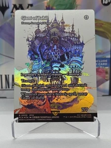MTG Final Fantasy Through The Ages Giant of Babil Borderless Foil - Picture 1 of 2