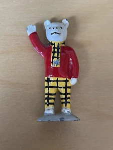 Hand Painted Pewter Rupert The Bear - Picture 1 of 8