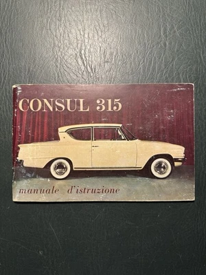 Manuale uso e manutenzione Ford Consul 315 - Immagine 1 di 4
