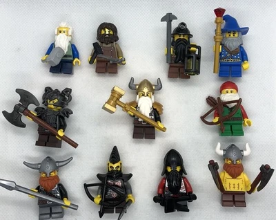 11 X LEGO Castillo Enano Minifiguras Figuras Enanas Rey Guardia Herrero L320 Foto 1 de 4