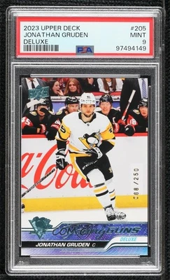 2023 Series 1 Young Guns Deluxe /250 Jonathan Gruden #205 PSA 9 MINT Rookie RC - Image 1 of 2