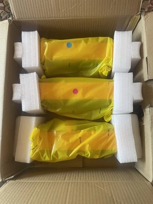 (3) Universal LaserJet Toner Print Cartridges CF411A CF4112A CF4113A - Image 1 of 4