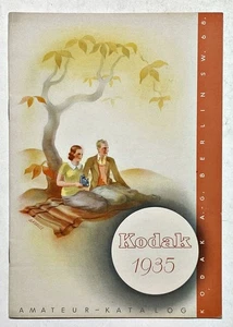 Katalog Fotografien photograpy Kodak 1935. - Amateur-Katalog Fotoapparat camera - Bild 1 von 1