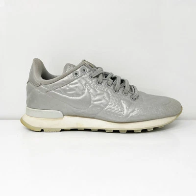 Nike Womens Internationalist Jacquard 859544-001 Silver Casual Shoes Sneakers 7 - Image 1 of 4