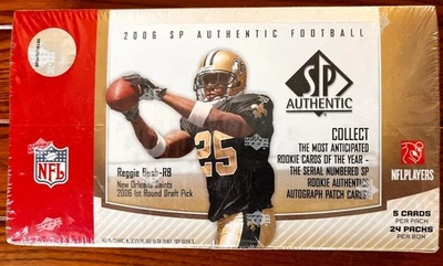 2006 SP Authentic Football Factory Sealed Hobby Box - 24 Packs - Image 1 of 4