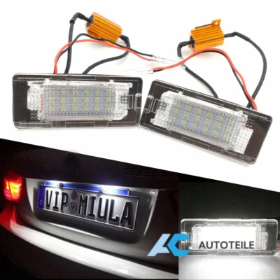 Luci targa LED VW Caddy Alltrack SAB SAA Golf Jetta IV Multivan VI - Immagine 1 di 3