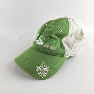 Boy Scouts of America Hat Womens Green The Game Strapback Den Mom Sequin - Picture 1 of 10