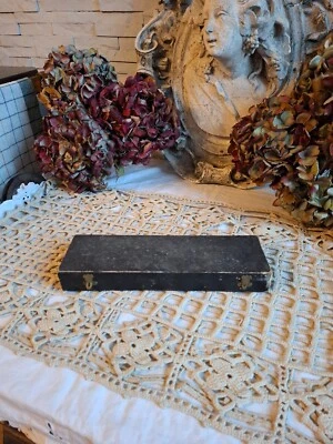 ancien étui pour couverts ? a détourner boite shabby déco campagne - Photo 1/4