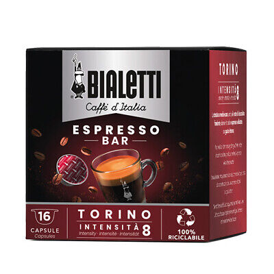 64 Capsule Alluminio Bialetti I Caffe' D'italia Mokespresso Torino Originali • 26.39€