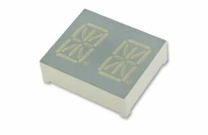 PDA54-12SURKWA 2 Digit 14-Segment LED Display, CA Red 68 mcd RH DP 13.8mm - Picture 1 of 1