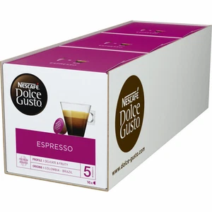 Nescafé DOLCE GUSTO Espresso Kaffee KaffeeKAPSEL 3er Pack 3 x 16 KAPSELN