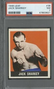 1948 Leaf #38 Jack Sharkey PSA 7