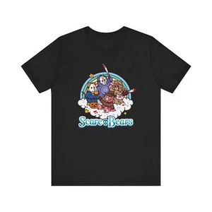 Scare Bear Horror T-Shirt Scare Bears Halloween Scary Tee Shirt - Picture 1 of 17