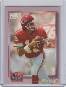1993 Pro Set Power Update Power Moves Insert Joe Montana Kansas City Chiefs - Picture 1 of 1