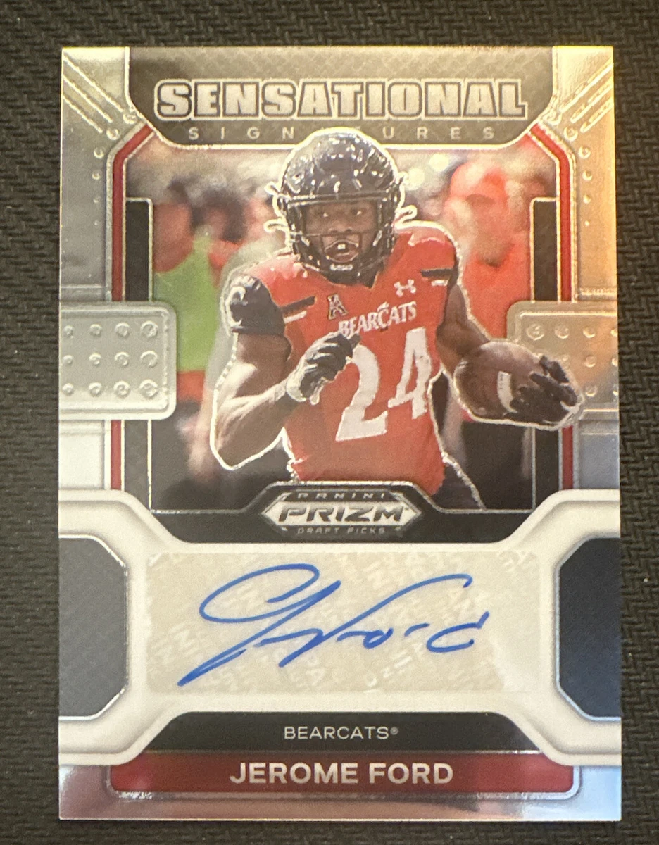 Jerome Ford 2022 Panini Prizm Draft Picks Rookie Auto # SS-JFO | eBay