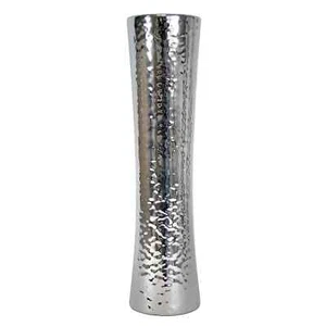 Vaso ceramica fossetta senza tempo alto 38 cm ornamento decorazione casa regalo - grigio M-23 - Foto 1 di 8