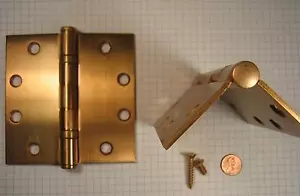 TACO #T-BB179 (4-1/2 x 4-1/2)" STAHL TÜRSCHARNIER, SATINIERT BRONZE PLATTIERT, MIT SCHRAUBEN - Bild 1 von 1