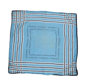Vintage YVES SANIT LAURENT Rive Gauche 18" Square Handkerchief VTG Bandana - Picture 1 of 4