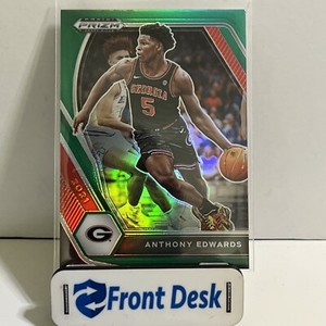 2021-2022 Panini Prizm Draft Picks Anthony Edwards Green Pulsar Prizm