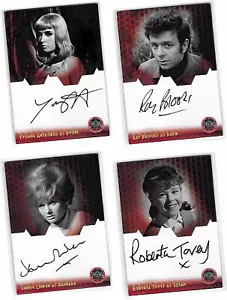 Dr Who Daleks Movies - Lot of 4 Autograph/Auto Cards - DWYA DWRB DWJL DWRT 2015 - Picture 1 of 9