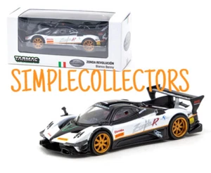 Tarmac Works GLOBAL64 Pagani Zonda Revolución Blanco Benny - Imagen 1 de 4