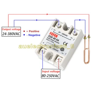 NEW SSR-40AA 40A Solid State Relay Module 80-250V AC / 24-380V AC - Picture 1 of 4