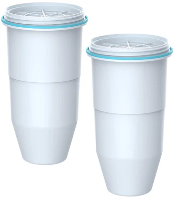 COBECTAL Water Filter Replacement 2 Pack Fit for Zero Pitcher and Dispenser ZR-001 ZR-017
