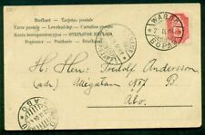 ALAND 1904 postal card w/bold WARDO town cancel to ABO, VF, scarcer