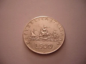 500 LIRAS ITALIA 1967 MONEDA DE PLATA - Foto 1 di 9