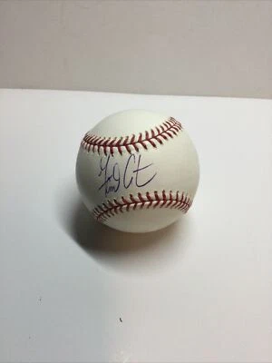 GARRETT ATKINS FIRMADO Rawlings OML BÉISBOL Colorado Rockies Foto 1 de 2