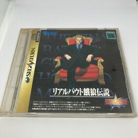 SEGA SATURN SS Real Bout Fatal Fury Fighting Video game software Japanese USED