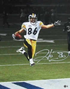 Hines Ward Autographed 16x20 Photo Pittsburgh Steelers Beckett 195315 - Picture 1 of 3