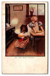 Busy Bears Samstag Postkarte - Bild 1 von 2