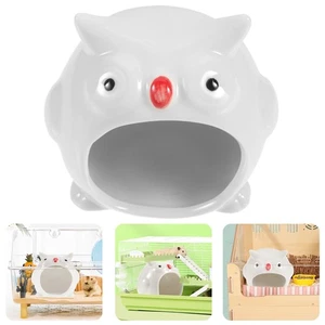 Household Pet Hamster Hideout Ceramic Hamster Small House Ceramic Hamster - Picture 1 of 12