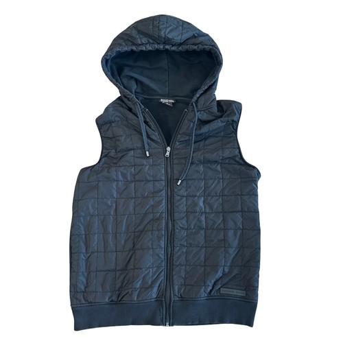 Michael Michael Kors Gilet imbottito nero con cappuccio Uomo taglia M