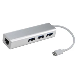 -C Zu RJ45-Konverter Ethernet-USB-Adapter USB-C USB-Konverter - Bild 1 von 11